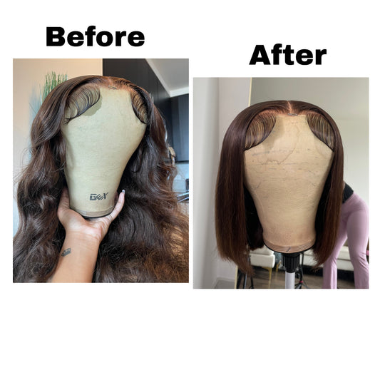 Custom bob cut (ADD ON)